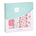 aden + anais Tea Collection Swaddle Blanket | Boutique Muslin Blankets for Girls & Boys | Baby Receiving Swaddles | Ideal Newborn Boy & Girl Gifts, Unisex Infant Shower Items, Wearable Swaddle
