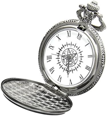 Cosplay Anime Black Butler Kuroshitsuji Sebastian Ciel Pocket Watch + Box