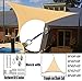 Sun Shade Sail Hardware Kit 6 Inches for Triangle Patio Shade Sail Installation Heavy Duty Anti-Rust 316 Stainless Steel