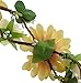 Love Sweety Flower Wreath Headband Floral Crown for Wedding Festivals HH12 (Yellow)
