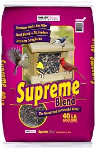 Vally Splendor Supreme Blend Bird Feed, 40-Pound
