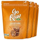 Go Raw Carrot Cake Cookies, 4 Pack, OLDER VERSION