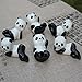 Tableware Decoration Ceramic Panda Pattern Chopsticks Rest Spoon Fork Knife Kitchen Holder Rack Practice (black-white)