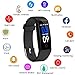 DoSmarter Activity Tracker,Color Screen Heart Rate Monitor Pedometer Watch, Waterproof Fitness Health Tracker Smart Band with Step Calories Counter