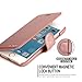 SOWOKO iPhone 6 Wallet Leather Case iPhone 6S Ultra Slim Flip Cover Credit Card Protective Case with Magnetic Closure for Apple iPhone 6/6S 4.7 inch (Rose Gold)