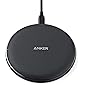 Anker Wireless Charger, Powerwave Pad Upgraded 10W Max, 7.5W for iPhone 11, Pro, Max, XS Max, XR, XS, X, 8, Plus, 10W Fast-Charging Galaxy S10 S9 S8, Note 10 Note 9 Note 8 (No AC Adapter)