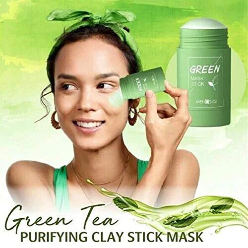 Green Tea Mask Stick, Oil Control Purifying Sticky Mask, Moisturize The Face, Soften Dead Skin