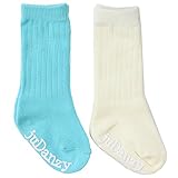 juDanzy knee high tube socks for boys, girls, baby, toddler & child (12-24 Months, Rickey Ribbed)