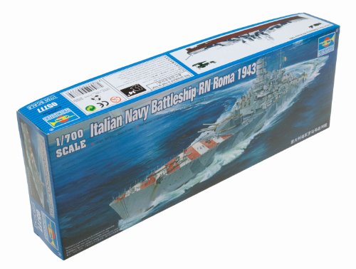 Trumpeter 1/700 RN Roma Italian Navy Battleship 1943 Model Kit