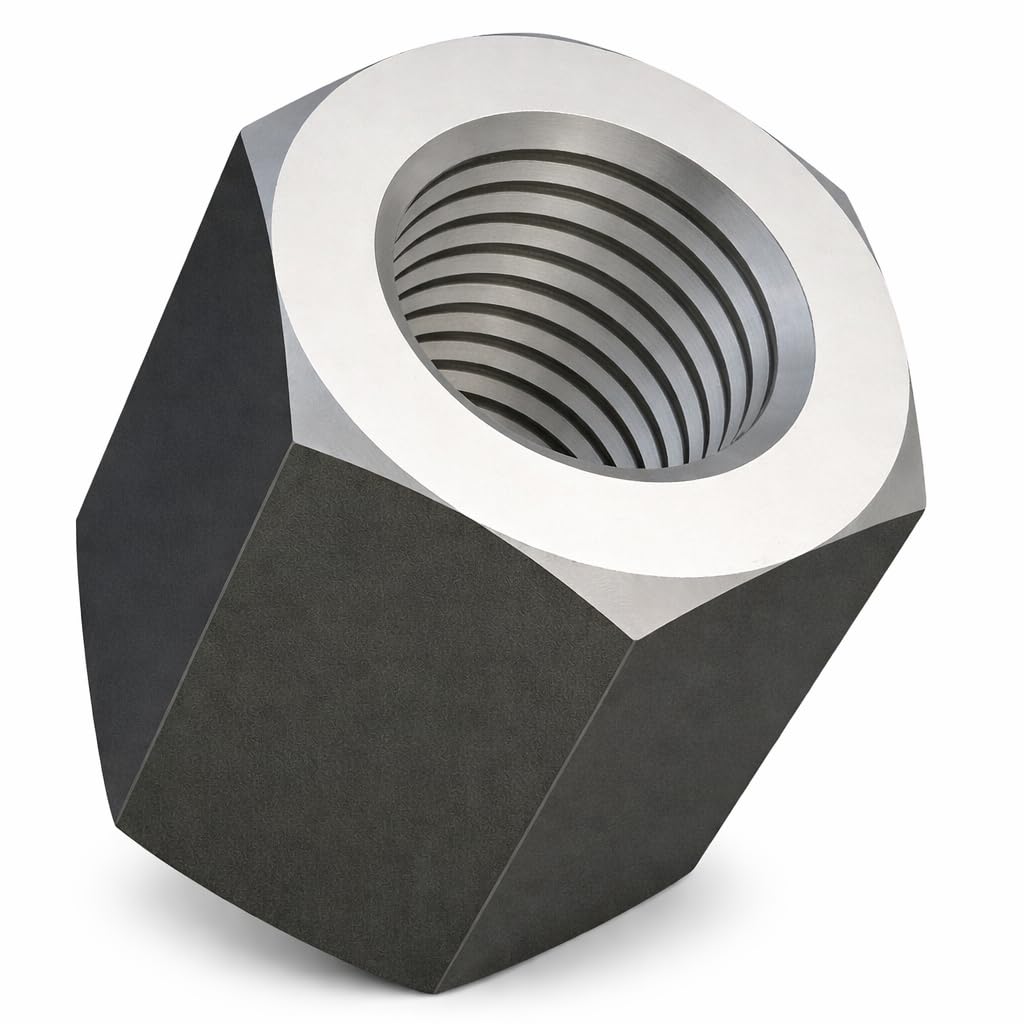 M6 Hexagon Coupling Nuts (18mm 10mm) Long Rod Nut Female Thread Alloy Steel Zinc Plated for Communication Equipment DIN 6334 (Pack of 10) Right Hand Height 18mm