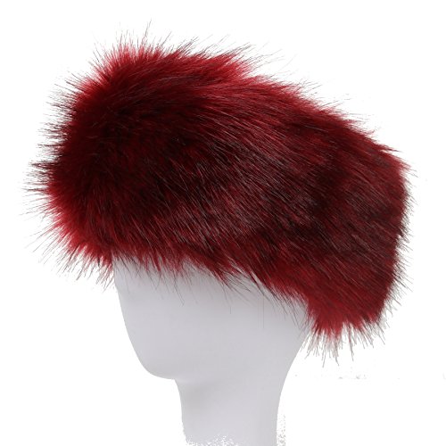 La carrie faux fur headband with stretch women’s wint…