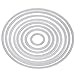 Hunulu 8 pcs Metal Ellipse Cutting Dies Stencils DIY Scrapbooking Album Paper Card Set
