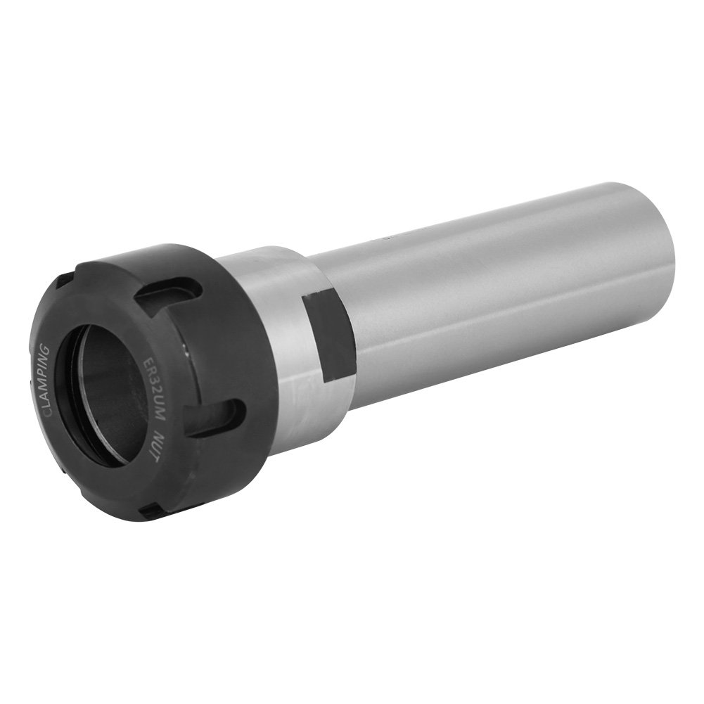 TOPINCN Collet Chuck Holder C32-Er32-100L 140Mm Alloy Steel Collet Straight Shank Chuck Holder Extension Rod for CNC Engraving Machine Milling Lathe