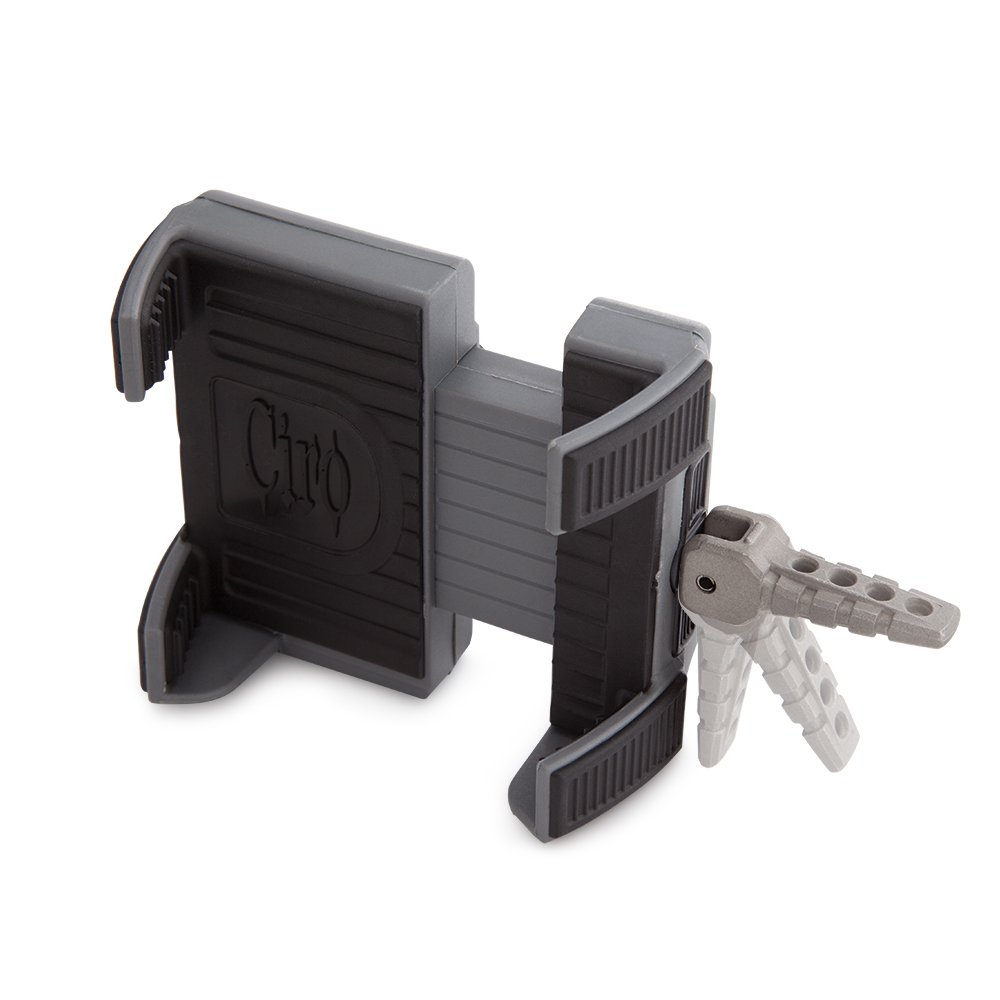 Ciro 50211 Smartphone/GPS Holder (Black Perch Mount With Charger For 1984-2016 Models (Excluding 2014-2016 Street Glide Models))