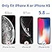 Lonlif Battery Case for iPhone X/XS, 4000mAh Slim Protective Charger Case, Portable Extended Charging Case Rechargeable Phone Backup Compatible with iPhone X/XS, Supports Headphone (Black)