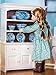 THE QUEEN'S TREASURES 18 Inch Doll Kitchen Accessories, Spatter Ware 12 Piece Serving Set, 3 Nesting Bowls, Platter, 4 Dishes & 4 Cups Compatible with American Girl Doll Kitchen Furniture