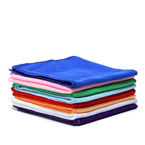 Microfiber Travel Sports Towels-Multi-purpose Quick Dry Face Towels Suit for Sports, Running, Travel Holiday - Soft, Durable and More Absorbent (8 Pcs 12