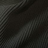 Neotrims Chunky Thick Stretch Knit Trimming Ribbing for Garments, Cuffs, Bomber Jackets, Waistbands and Welts. Medium Chunky Weight. Resilient Soft Natural Feel, 2x1 Ribbed Surface. Available in Navy, Black, Burgundy, Charcoal & Brown. Great Price