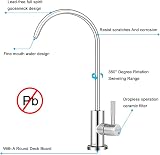 Frizzlife RO Water Filter Faucet Brushed Nickel SUS304 Stainless Steel Lead Free view 5