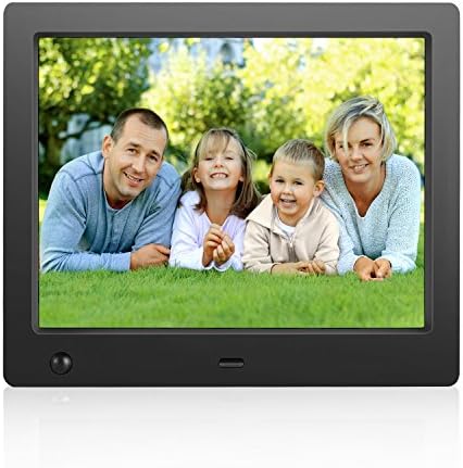 Digital Picture Frame 8inch Electronic Digital Photo Frame IPS 4:3 1024x768 Display with HU Motion Sensor 1080P 720P Video Player Stereo/MP3/Calendar/Time …