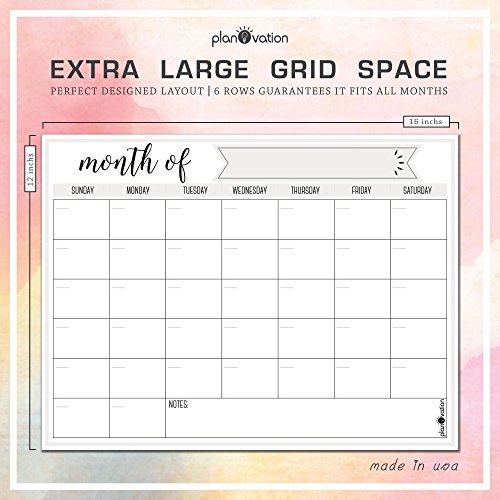 2 Magnetic+Refrigerator+Calendar+planOvation+Whiteboard