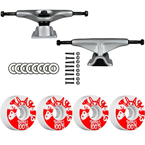 Tensor Skateboard KIT Slider Magnesium 5" Raw Trucks Bones 5