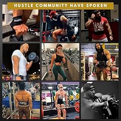 Hustle Lifting Straps Gym Wrist Wraps - The Best
