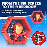 WOW PODS 4D Marvel Ironman 408 Connectable 3D Lenticular Figure view 3