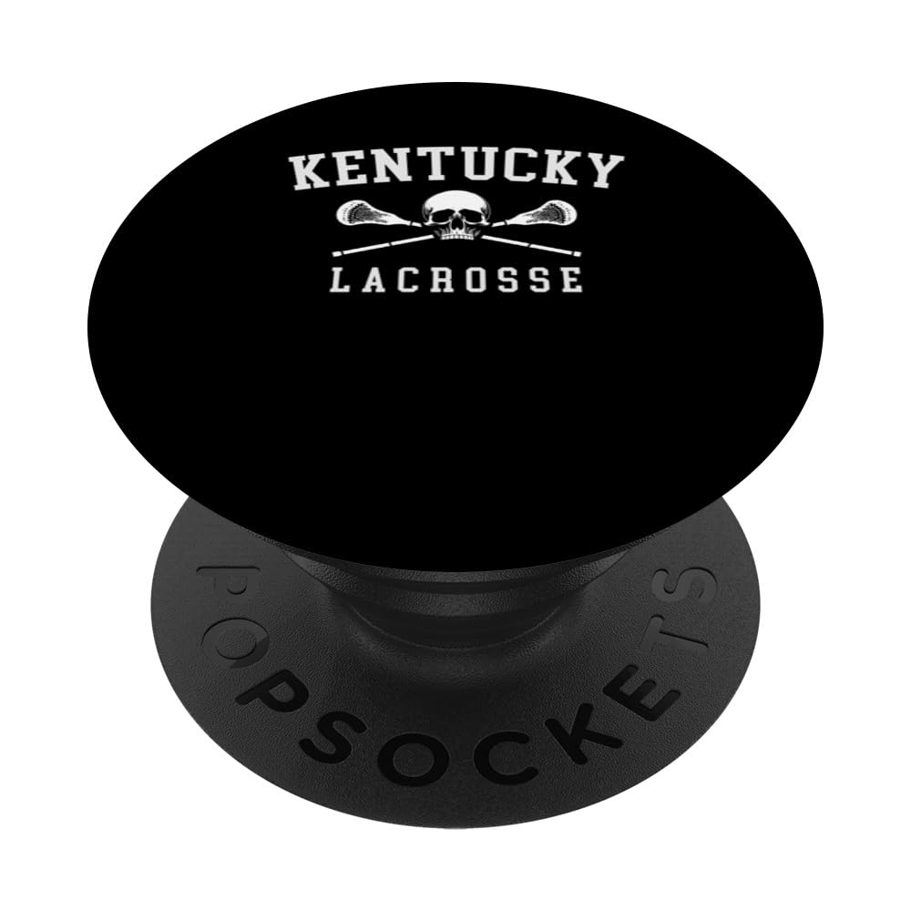 Vintage Kentucky Skull & Cross Bones Lacrosse PopSockets Adhesive PopGrip