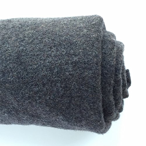 EKTOS 90 Wool Blanket, Grey, Warm & Heavy 4.4 lbs, Large Washable 66