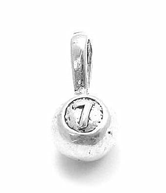Sterling Silver Ball with Heart Rattle