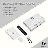 LUMINTOP EDC01 Keychain Flashlight 120LM Mini Torch 3 Modes AAA Battery IPX8 view 6