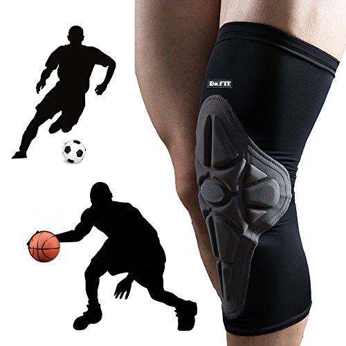 image for Knee Brace Sleeve - Leg Support Compression Pads for Impact Protection