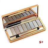 ShineMore 9 Colors Diamond Bright Colorful Eye Shadow Eyeshadow Super Flash Glitter Eyeshadow (#5)