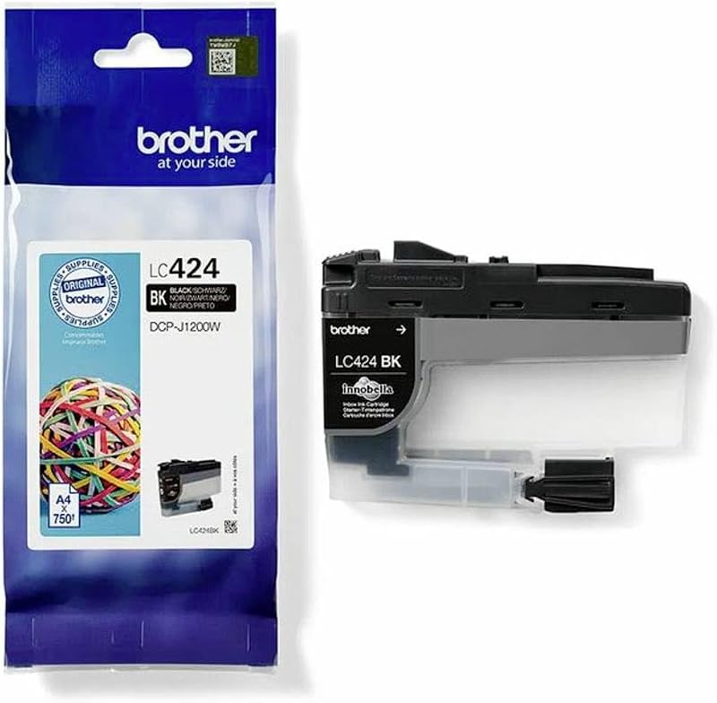 Brother LC-424BK Inkjet Cartridge Black Standard Yield 1 Pack