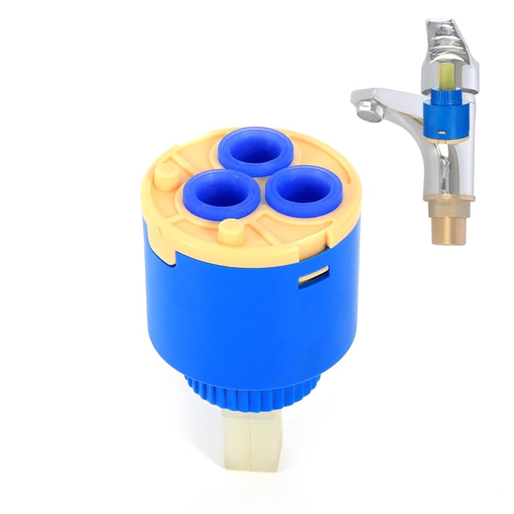 35/40mm Ceramic Cartridge Faucet Replacement Water Mixer Tap Inner Control Faucet Valve(40mm)
