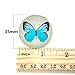 16pcs Butterfly Refrigerator Magnets Beautiful Fridge Photo Decorative Glass Popular Funny Office Cabinets Whiteboards Best Housewarming Gift (Butterfly)
