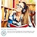 Naztech i9 Active Noise Cancelling Bluetooth Headphones Over Ear, Hi-Fi Stereo Wireless Headset with Microphone apt-x Stereo Sound Enhanced Bass for TV, Airplane, Traveling, Sport, Cell Phones and PC up to 30 Hours Play