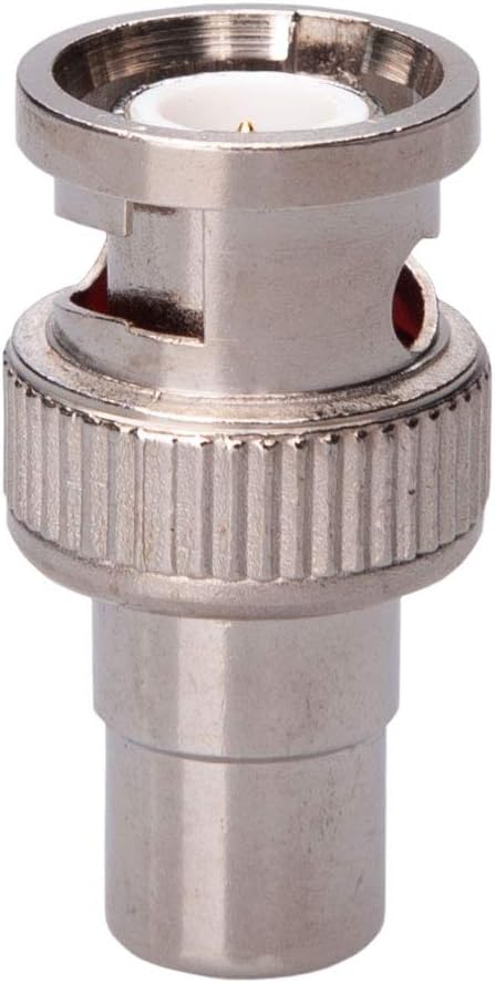 BNC Male to RCA Female Phono Adapter CCTV Power Coax Coaxial Coupler Connector Plug Adaptor Compatible with CCTV Security Camera / Surveillance Systems DVRs Cameras Switchers TV Cable - Image 3