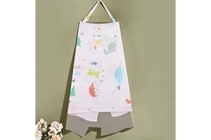 ONEUPIN Privacy Nursing Covers, Breast Feeding Cover with Breathable Lace Screen Yarn, 360 Nursing Cover Privacy Breastfeeding Protection for Breastfeeding Baby Mom Gifts(Dinosaur)