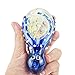 Newest Glass5.5 Inch Tall Hand-Made Art Collection Bub Blue Big Octopus-Pipe