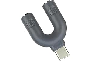 Double Headphone Adapter U Shaped Connectors for Smartphones Tablets Enables Shared Playbacks Clear Voice Chatting Double Mus