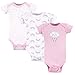 Luvable Friends Unisex Baby Cotton Preemie Bodysuits, Girl Cloud, Preemie