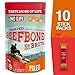 LonoLife Grass Fed Beef Bone Broth 10 grams Protein, 10 Stick Packs