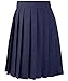 French Toast Pleated Skirt - navy, 18