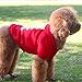 royalwise LED Christmas Dog Sweatshirt Lighted Holiday Puppy Hoodie Pet Shirt Cat Winter Warm Clothes (XL, Red)