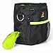 Dog Treat Pouch with Waste Bags Dispenser, Furkicks Pet Training Bag with Adjustable Waist Belt & Shoulder Strap, Hands Free Carries for Walking