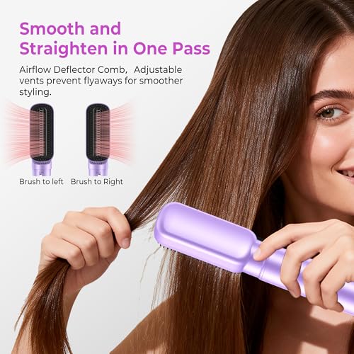 UMIGA All-in-One Hot Air Styler, Hair Air Styler 5 in 1 Set, Airbrush Multi-Styler - Blow Dryer Brush Set with Curler, Straighten, Wavy, Smooth, Magic Styler for Travel and Home Hair Styling
