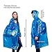 KeepDry! Extra Thick Disposable Emergency Rain Ponchos ~ Premium Quality, Lightweight, Waterproof & Tear Resistant ~ For Hiking, Tours, Sightseeing, Theme Parks, Festivals & More (10 Pack, Blue)