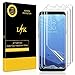 LK [3 PACK] for Samsung Galaxy S8 Screen Protector (Case Friendly), [Full Coverage] PET Soft Flexible TPU film with Lifetime Replacement Warranty-Clear